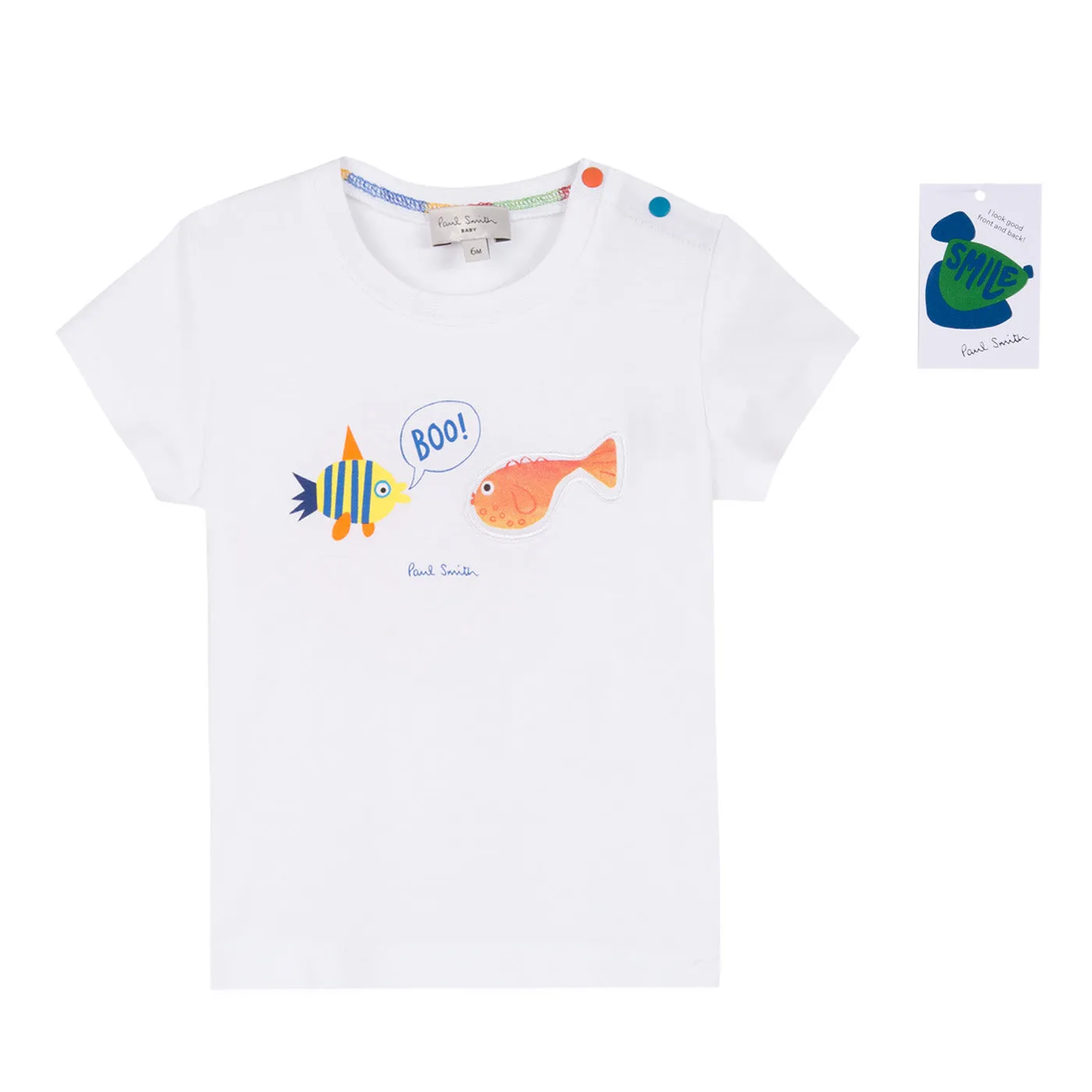 Baby Boys White TAI T-Shirt
