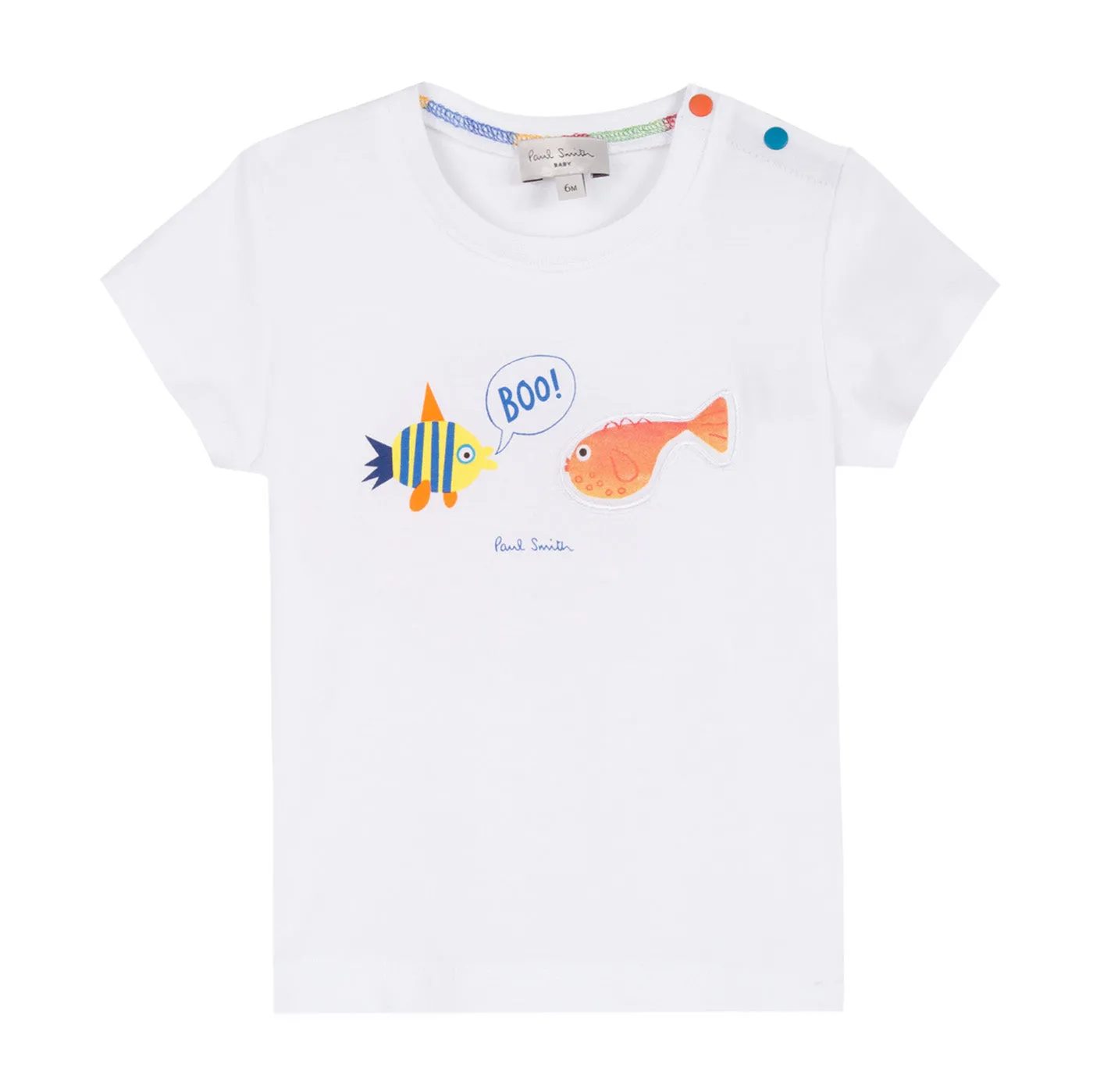Baby Boys White TAI T-Shirt