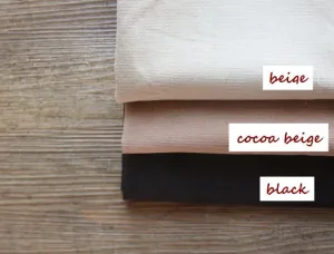 Baby Wale Cotton Corduroy Fabric, Fine Wale Cotton Corduroy Fabric - Beige, Cocoa Beige, Black - Quality Korean Fabric, By the Yard /52129