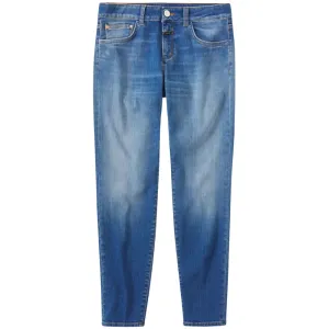 Baker Straight Leg Jeans in Mid Blue