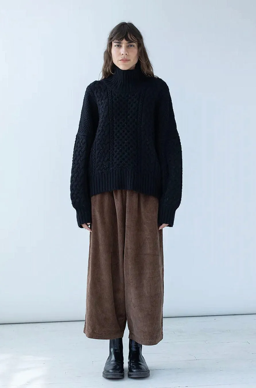 Balloon Cord Pant | Walnut