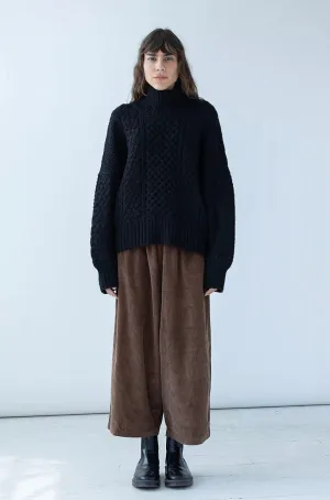 Balloon Cord Pant | Walnut