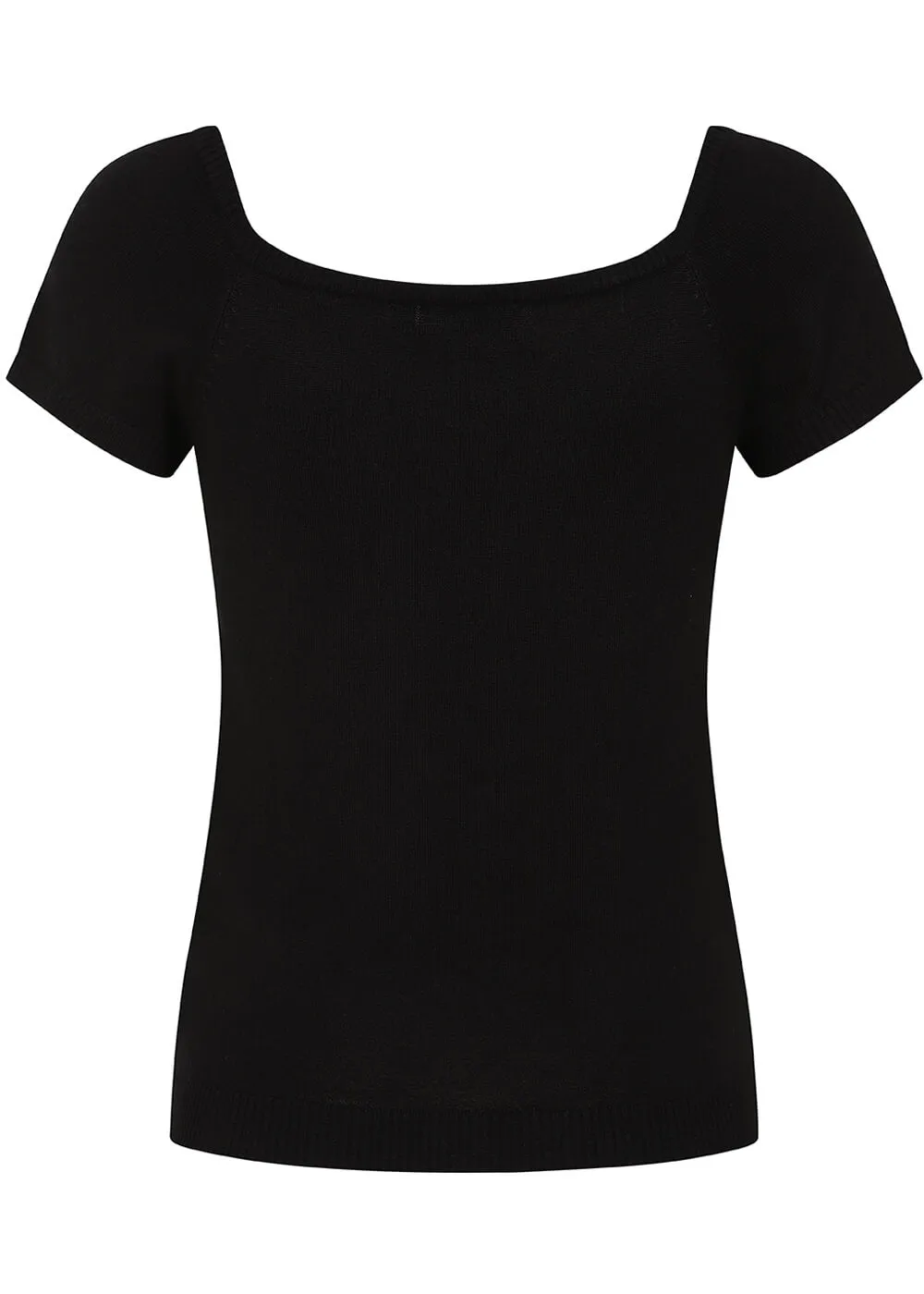 Banned Ginny 50's Top Black