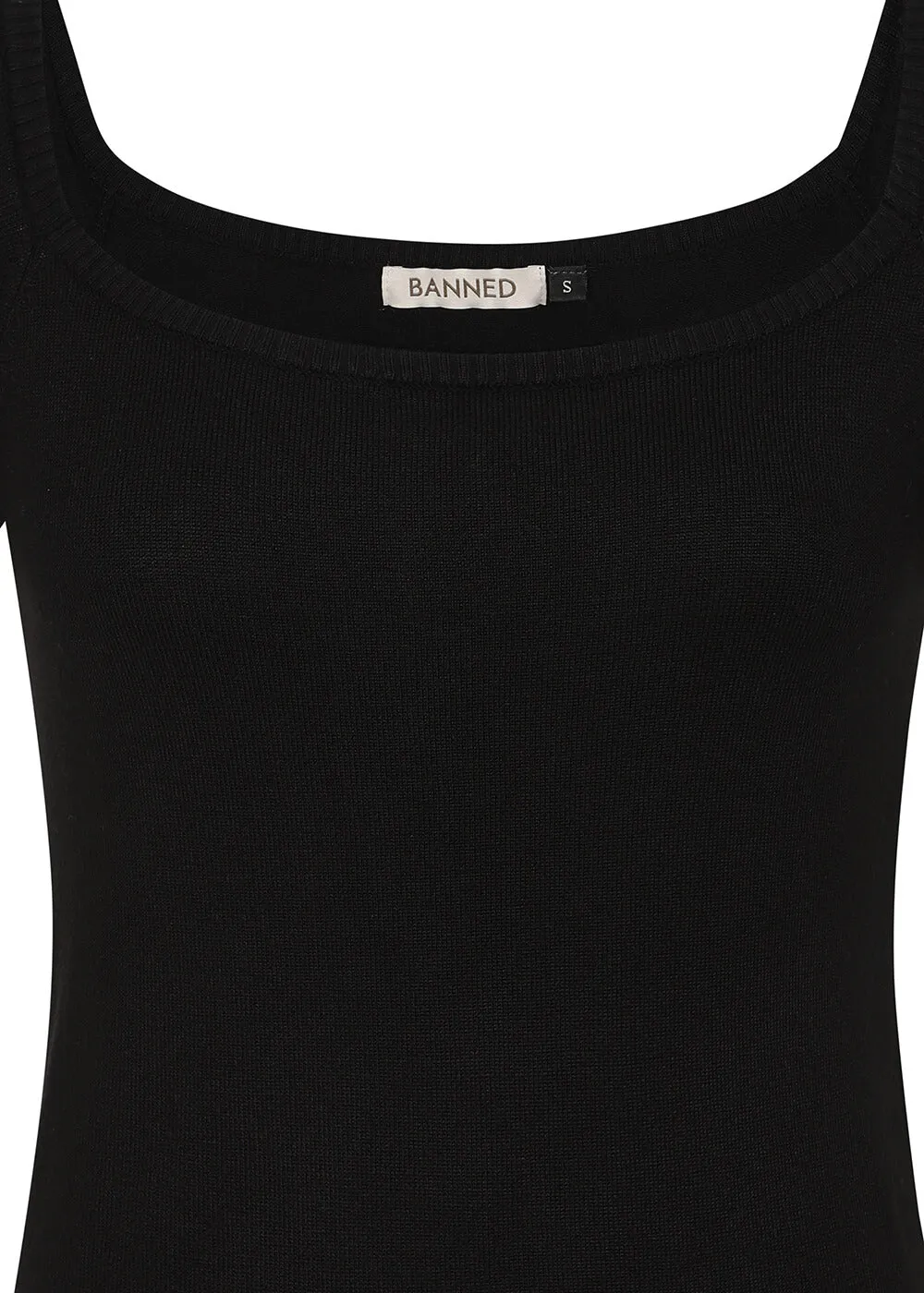 Banned Ginny 50's Top Black
