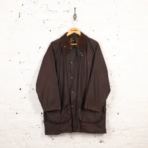 Barbour Gamefair Wax Jacket Coat - Brown - L