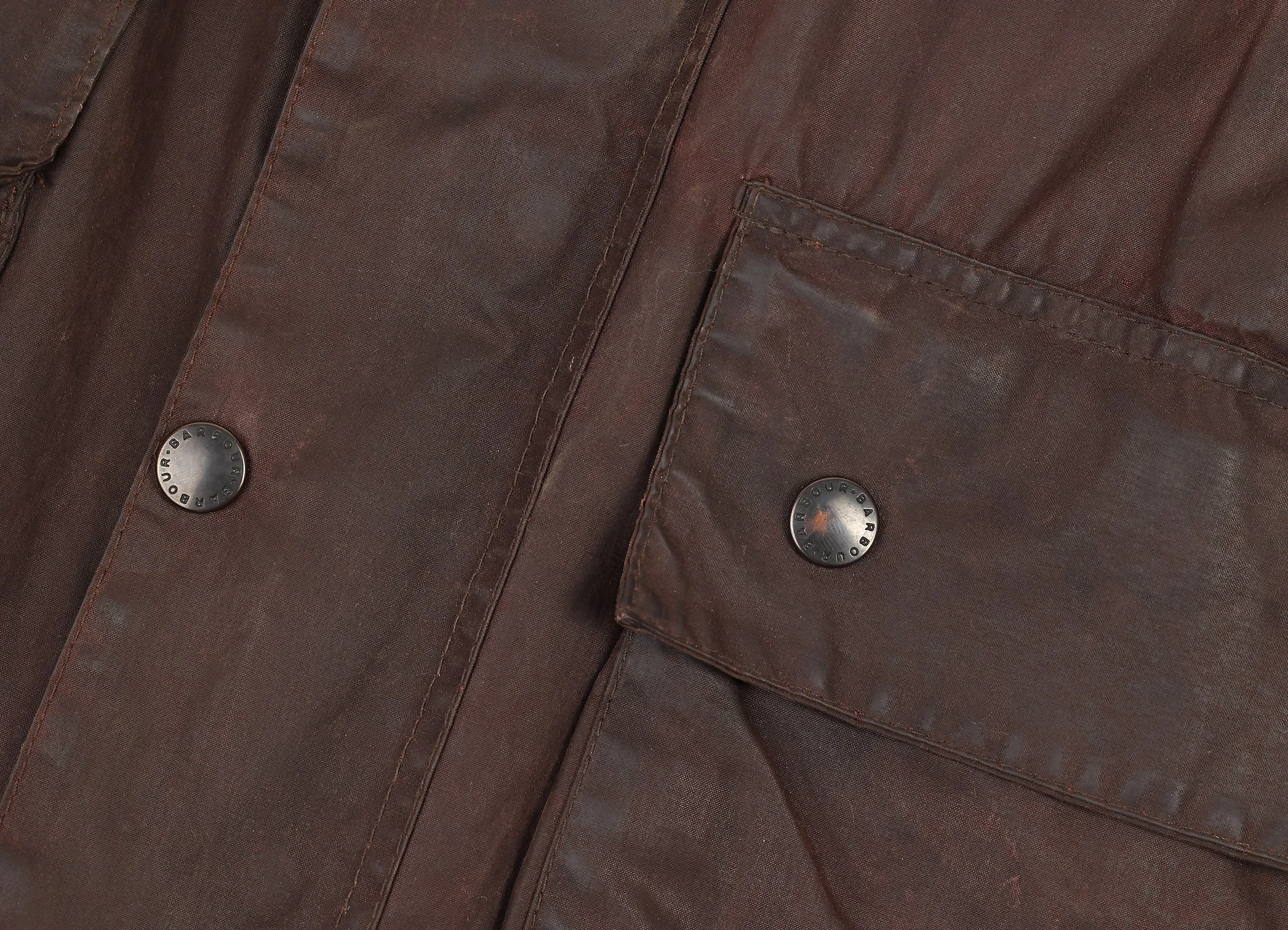 Barbour Gamefair Wax Jacket Coat - Brown - L