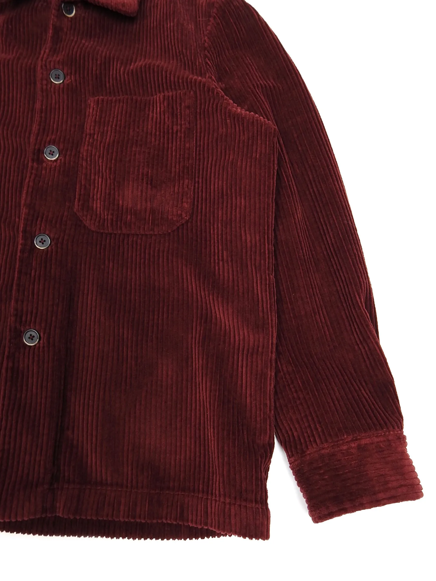 Barena Corduroy Jacket Burgundy Size 48