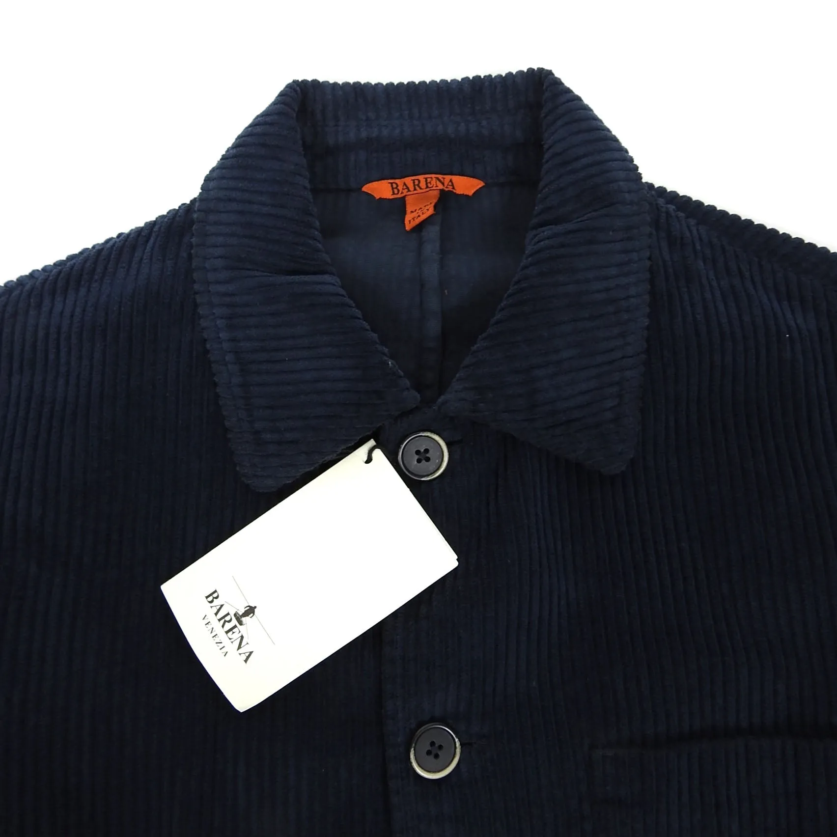 Barena Venezia Corduroy Overshirt Size 46