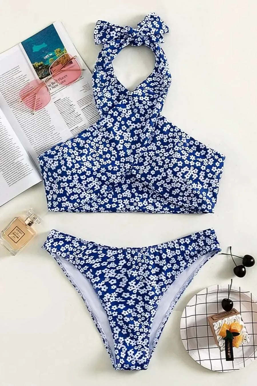 Beach Happy Floral Printed Bikini