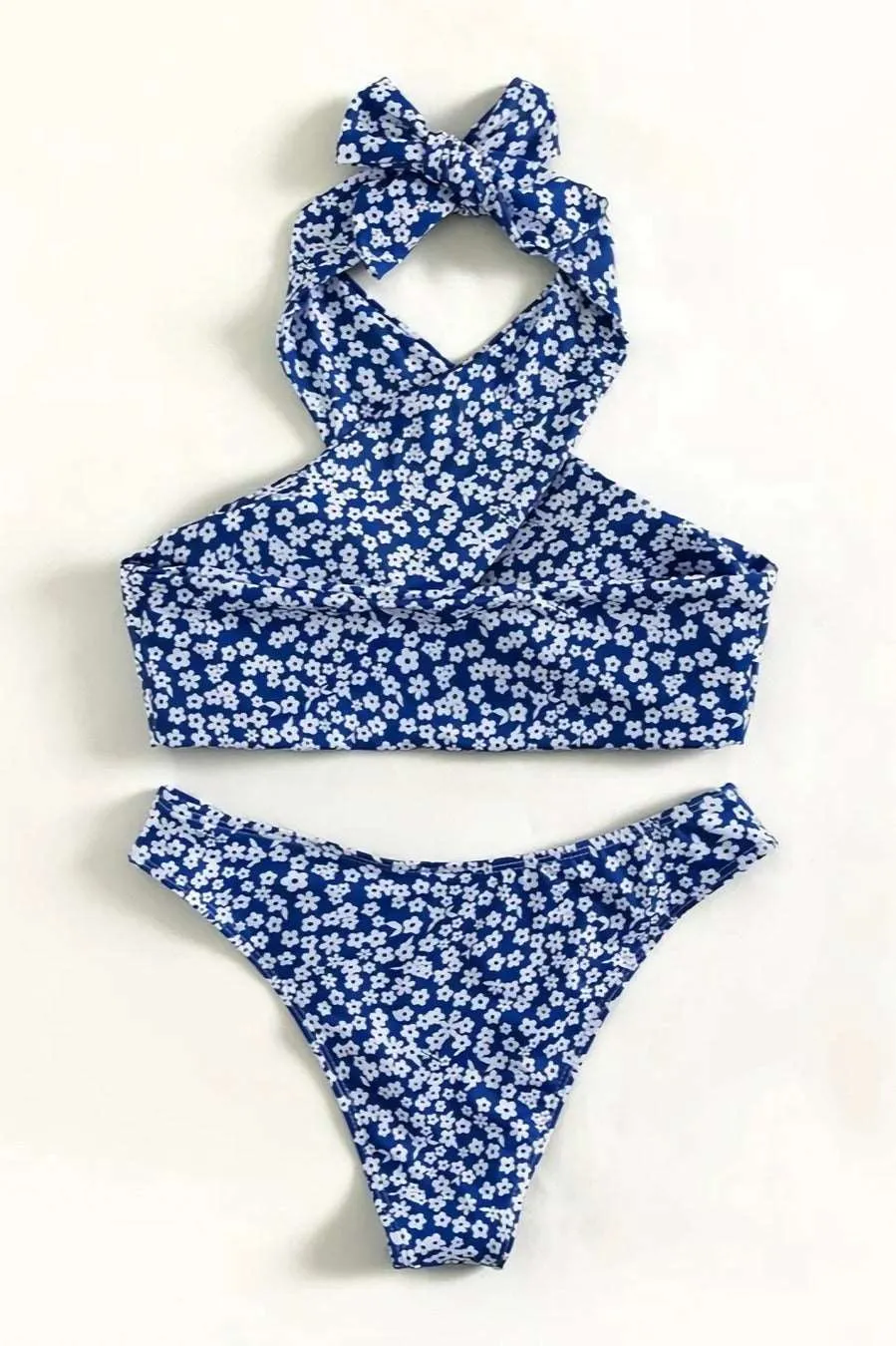 Beach Happy Floral Printed Bikini