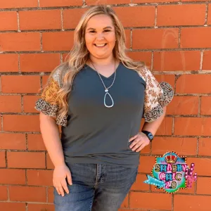 Bell Sleeve Top - Sage