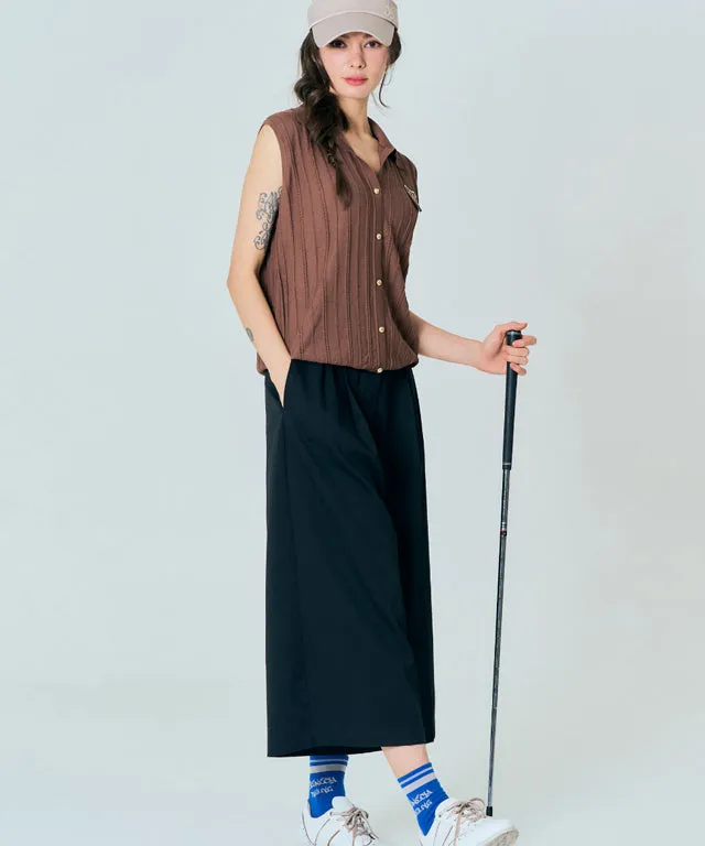 BENECIA 12 Wide Pants - Black