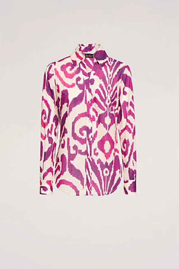 BETTA PURPLE PRINTED SHIRT