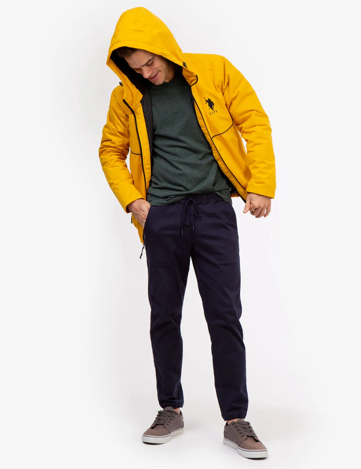 BIG LOGO SOLID WINDBREAKER
