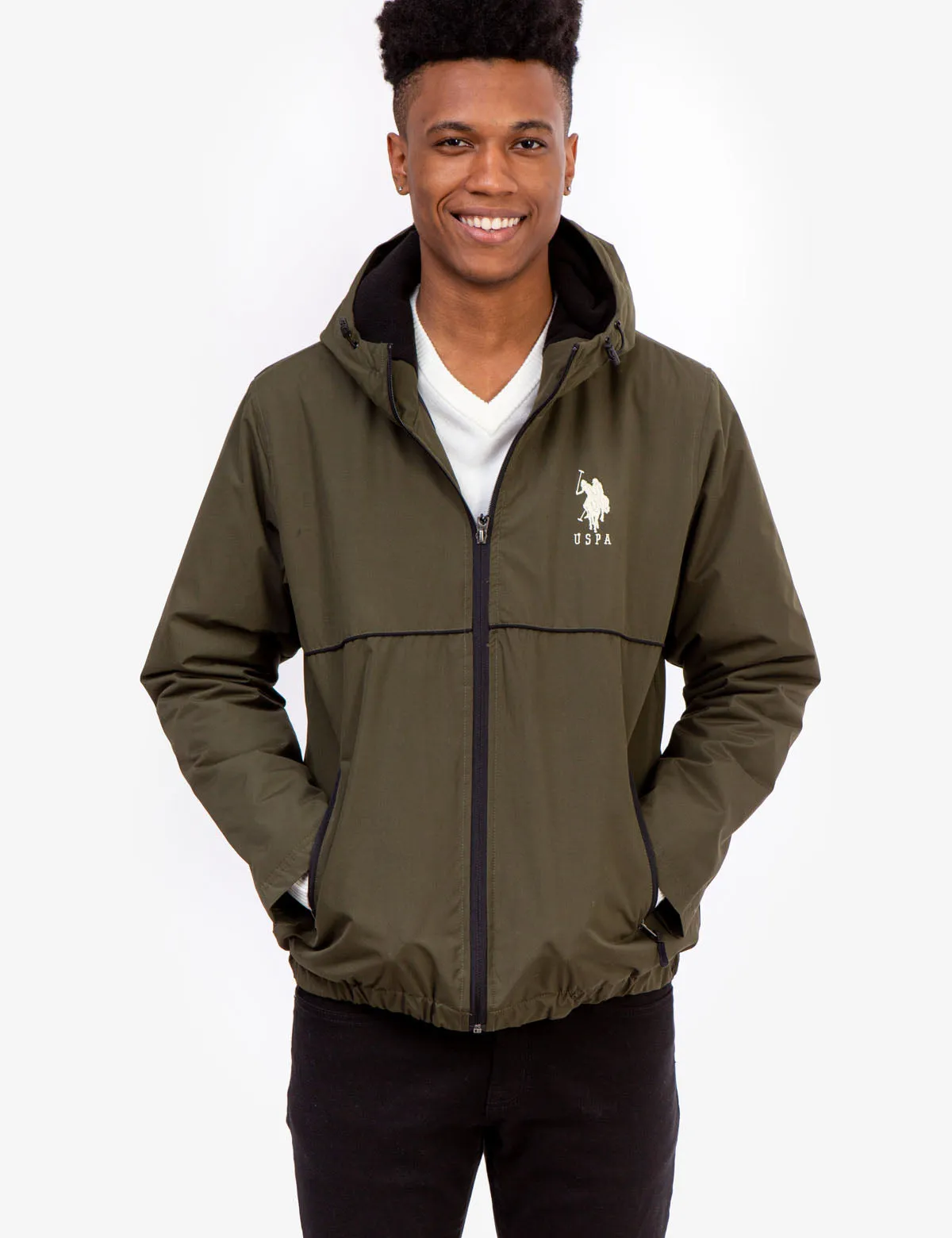 BIG LOGO SOLID WINDBREAKER