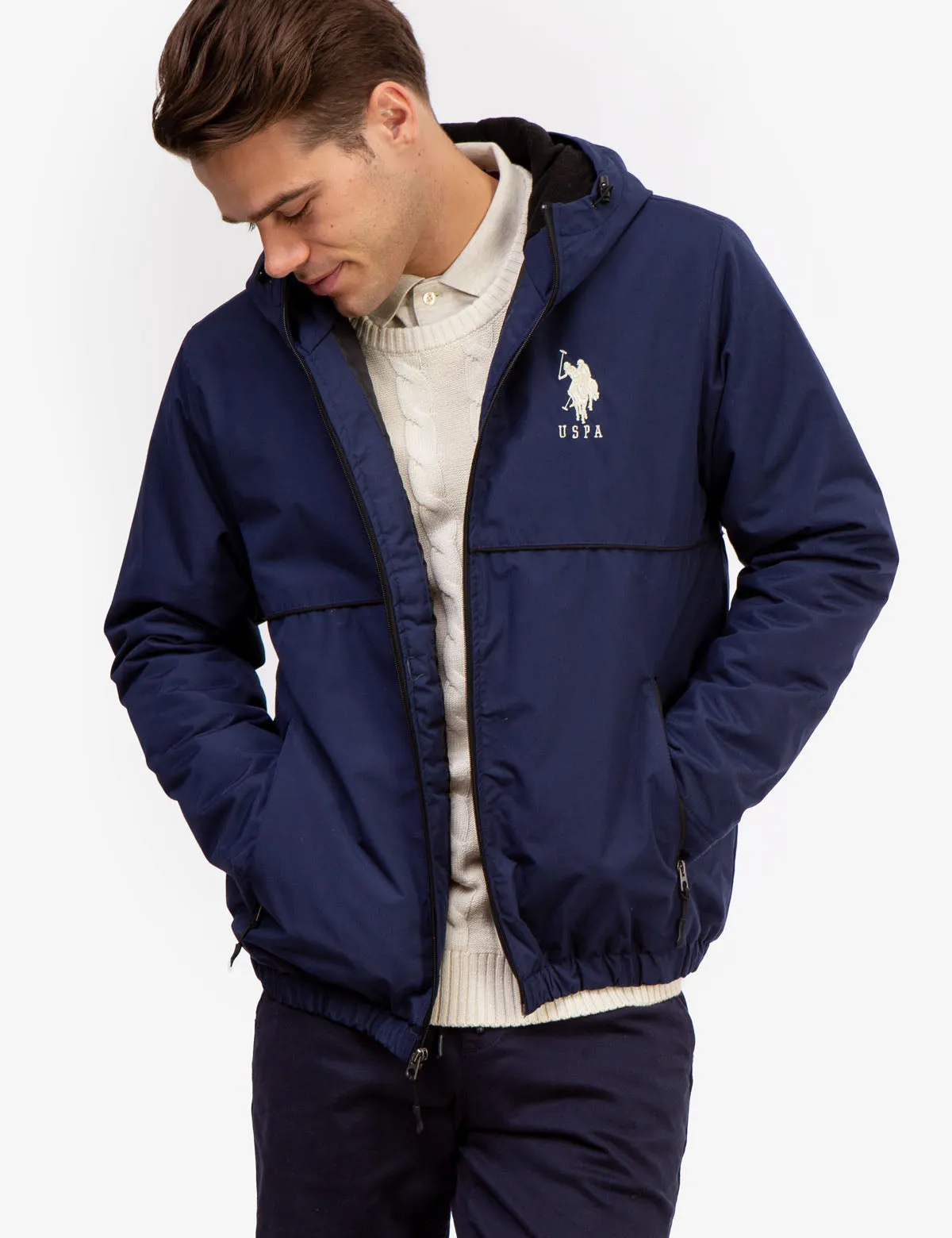 BIG LOGO SOLID WINDBREAKER