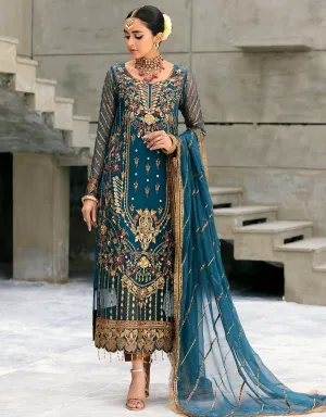BL-404 - Emaan Adeel Belle Robe Luxury Chiffon Collection 2022 Vol-4