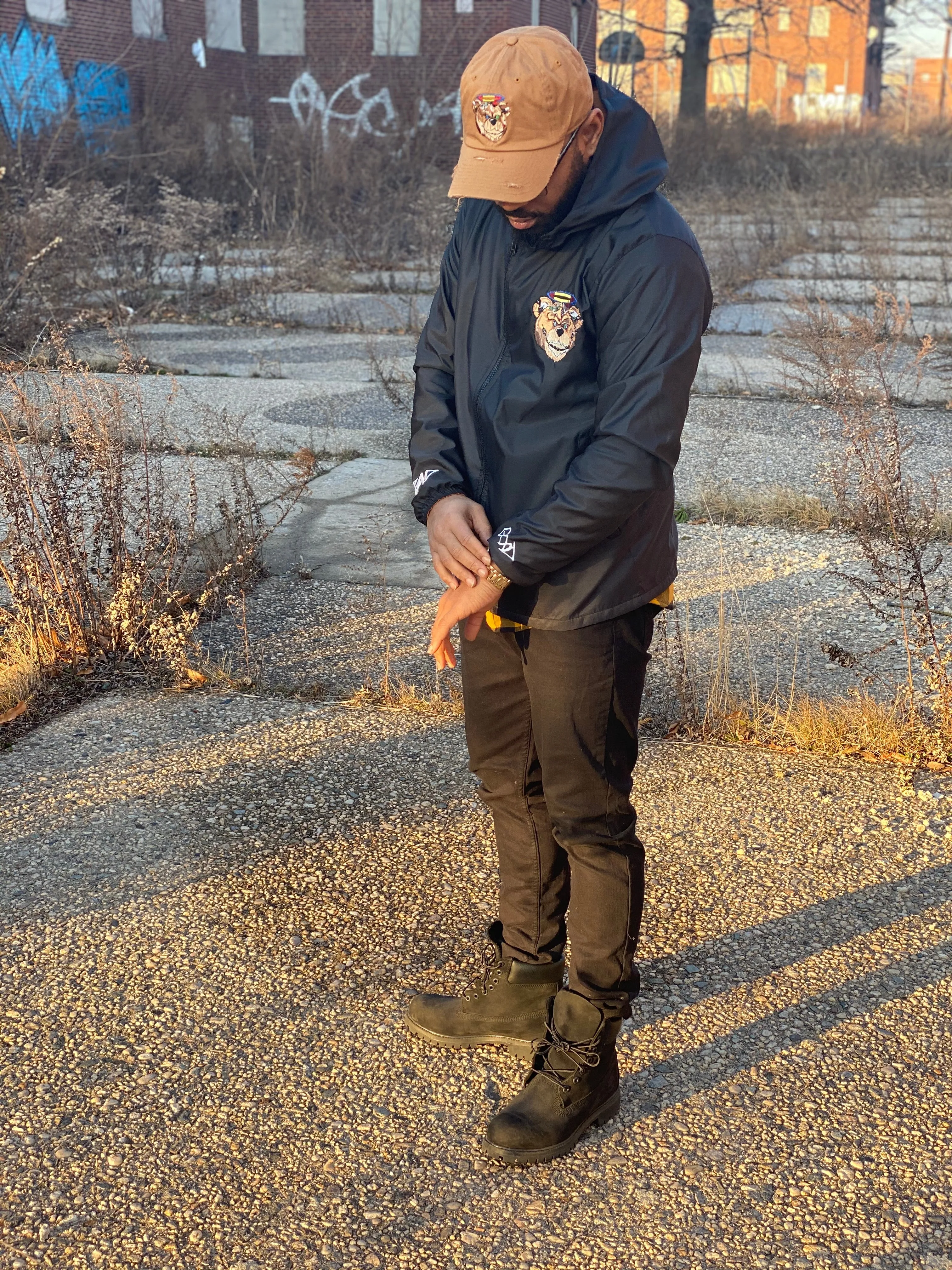 Black BGC🐻 Windbreaker/Fall Jacket