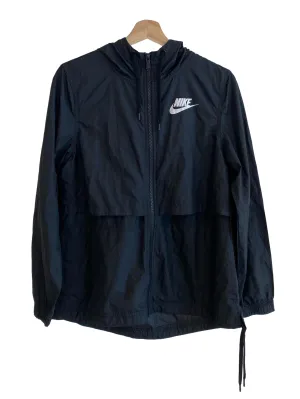 Black Layered Windbreaker