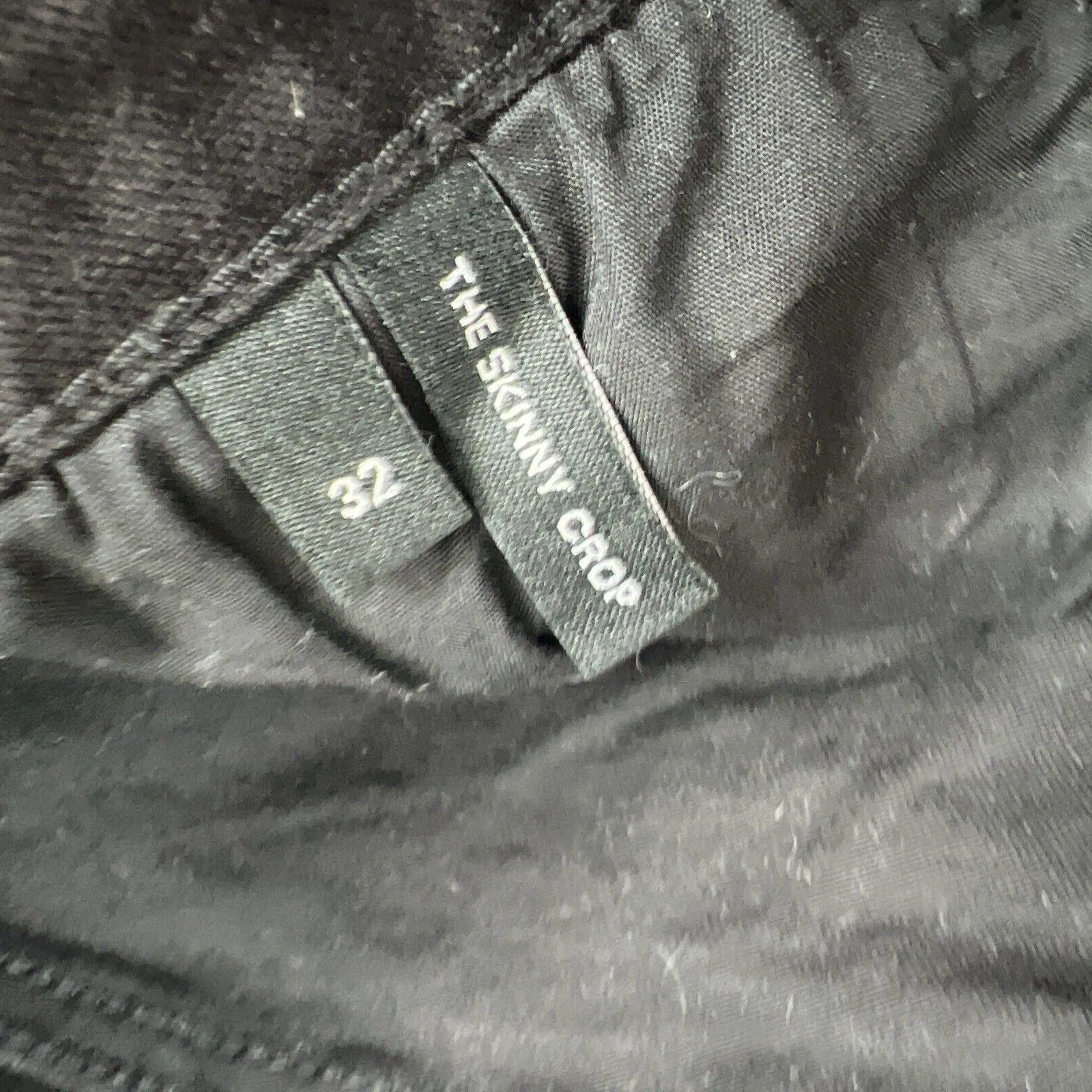 Black Palms The Skinny Crop Mens Black Jeans Size 32