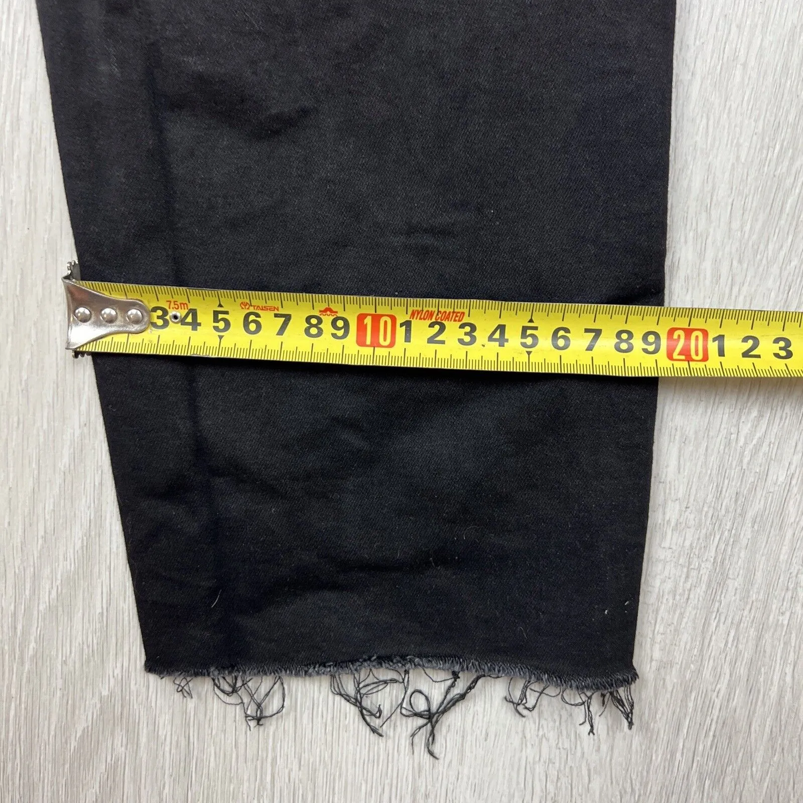 Black Palms The Skinny Crop Mens Black Jeans Size 32