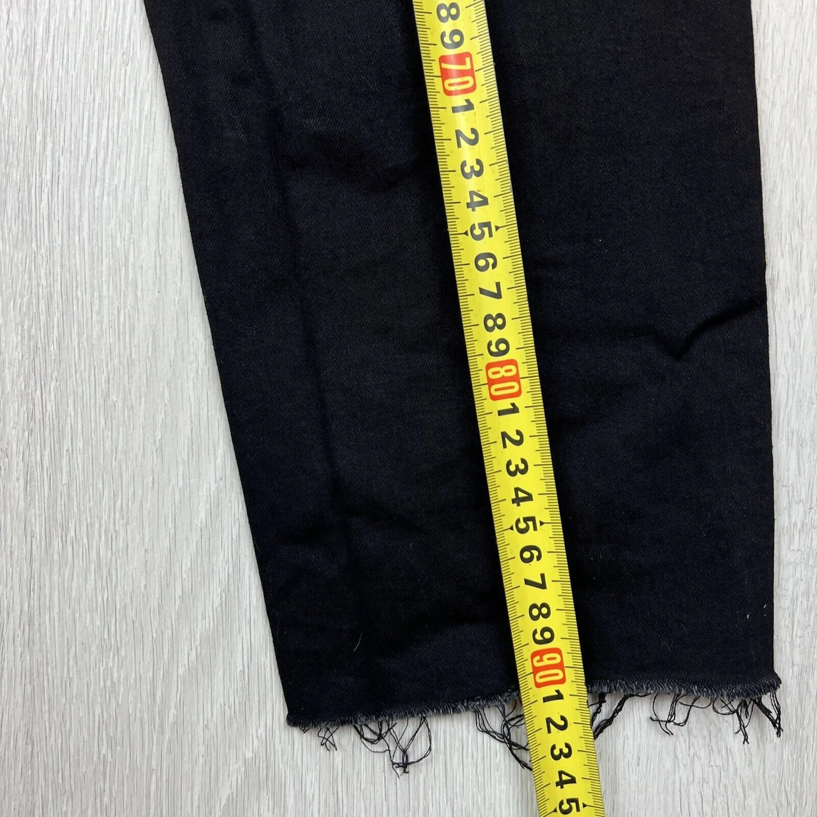 Black Palms The Skinny Crop Mens Black Jeans Size 32
