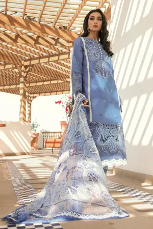 Blue Shadow | Mushq Hemline Spring/Summer Lawn Collection 2022 | Unstitched Embroidered Lawn Suits