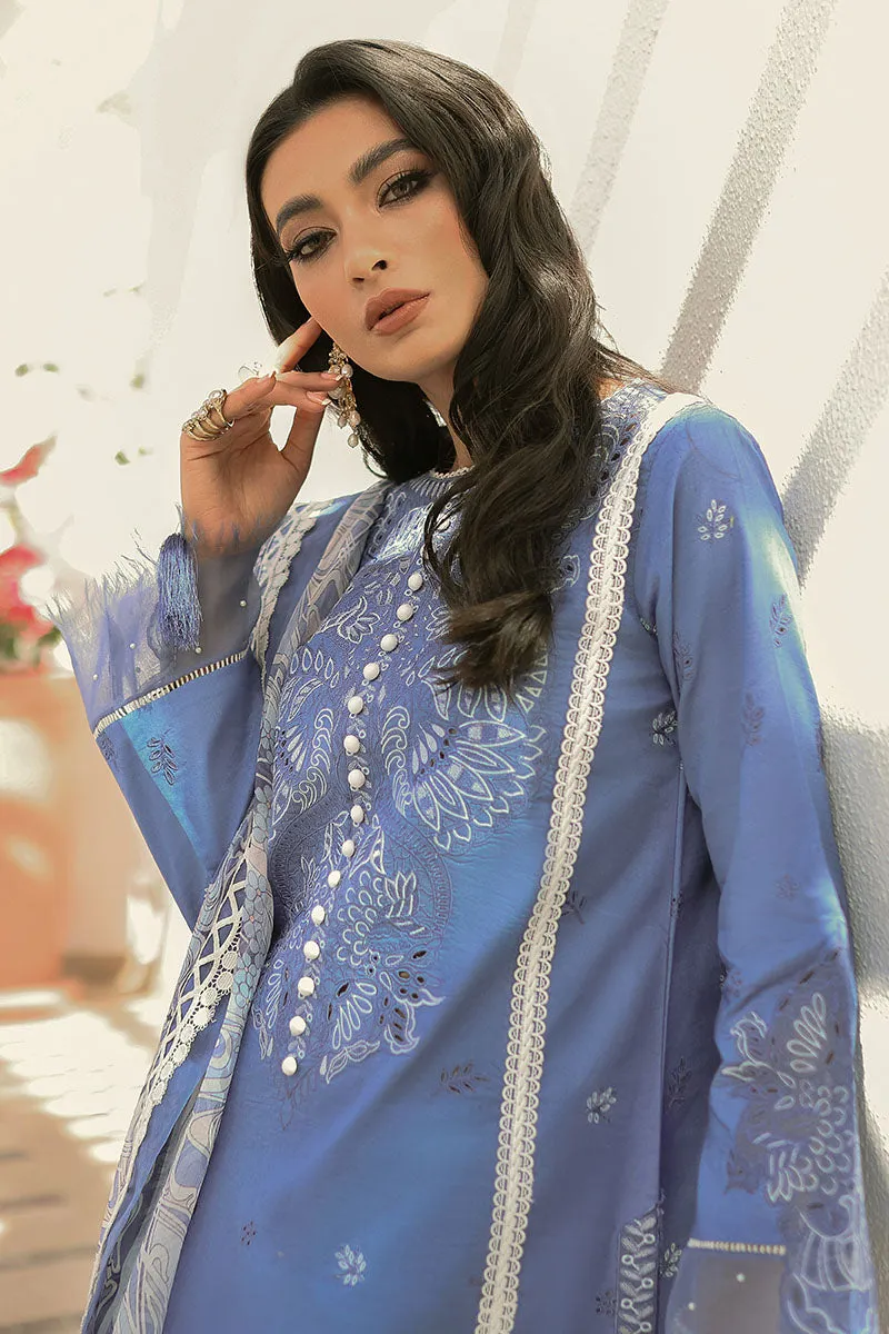 Blue Shadow | Mushq Hemline Spring/Summer Lawn Collection 2022 | Unstitched Embroidered Lawn Suits