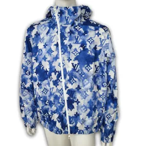 Blue Watercolor Windbreaker