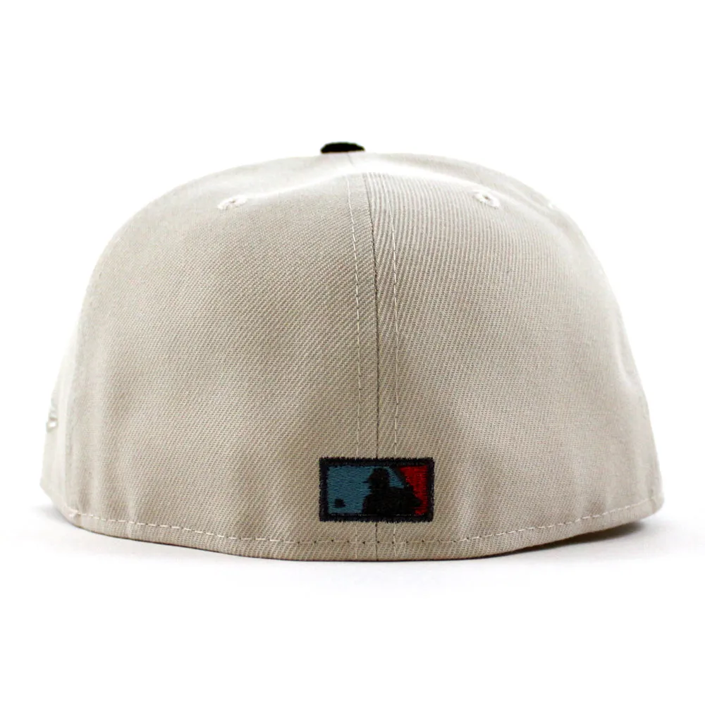 Boston Red Sox 100 Years Fenway Park New Era 59Fifty Fitted Hat (Stone Corduroy Green Underbrim)