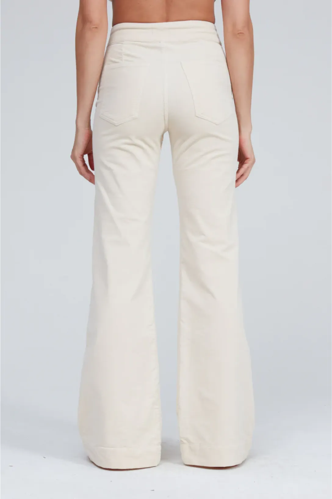 Brighton Wide Leg Corduroy | Bone