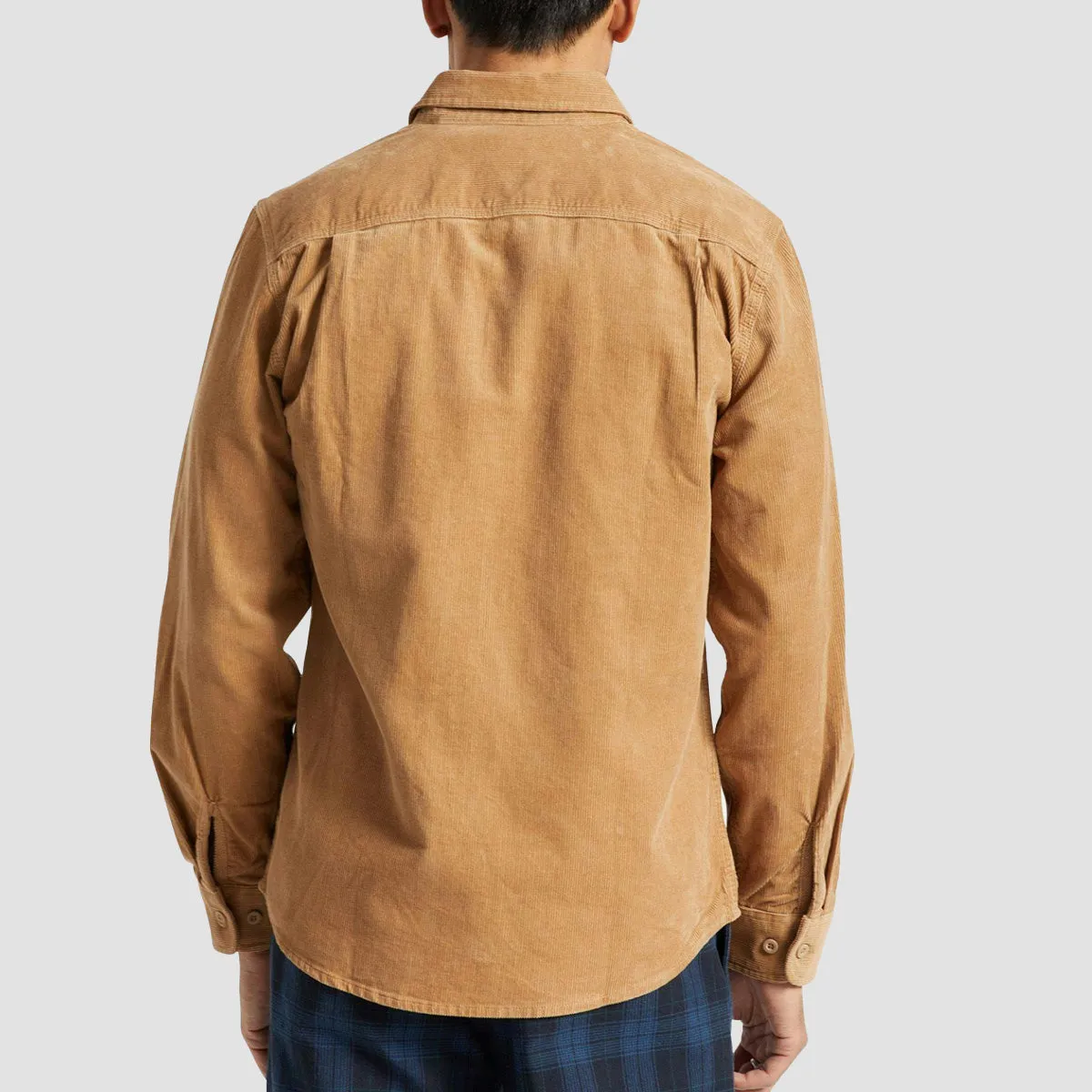 Brixton Bowery Corduroy Longsleeve Flannel Shirt Mojave
