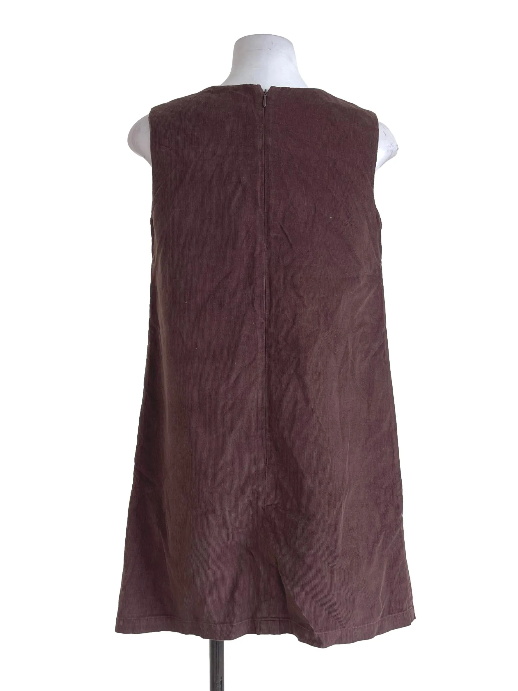 Brown Corduroy Dress