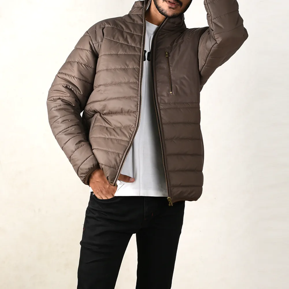 Brown Zipper Full Sleeves
