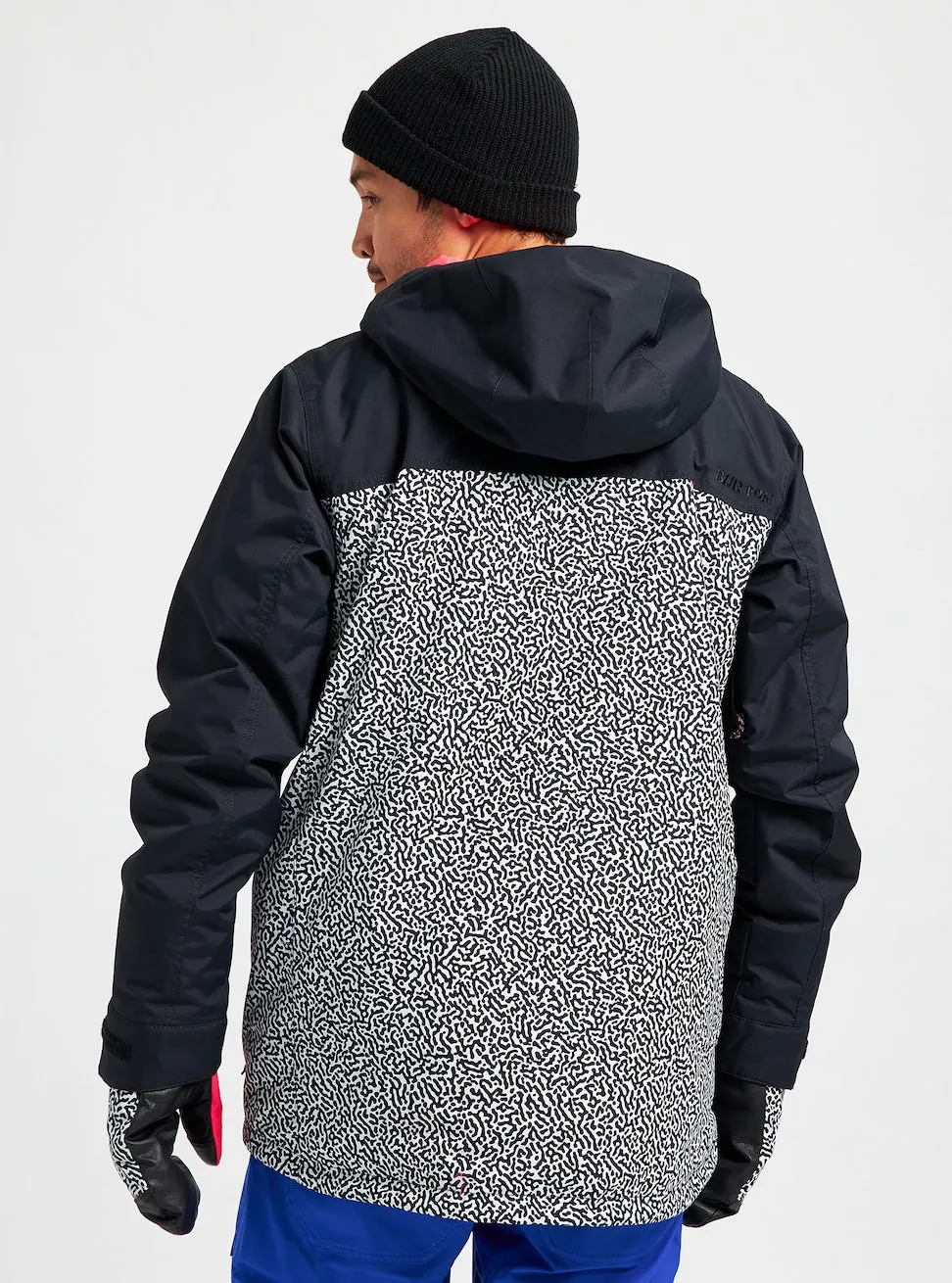 Burton Covert Mens Jacket Black / PJ Print