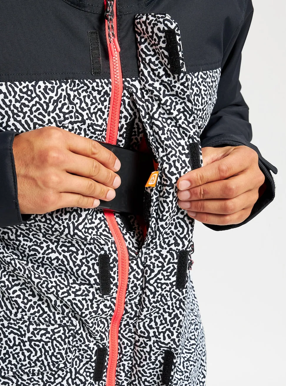Burton Covert Mens Jacket Black / PJ Print