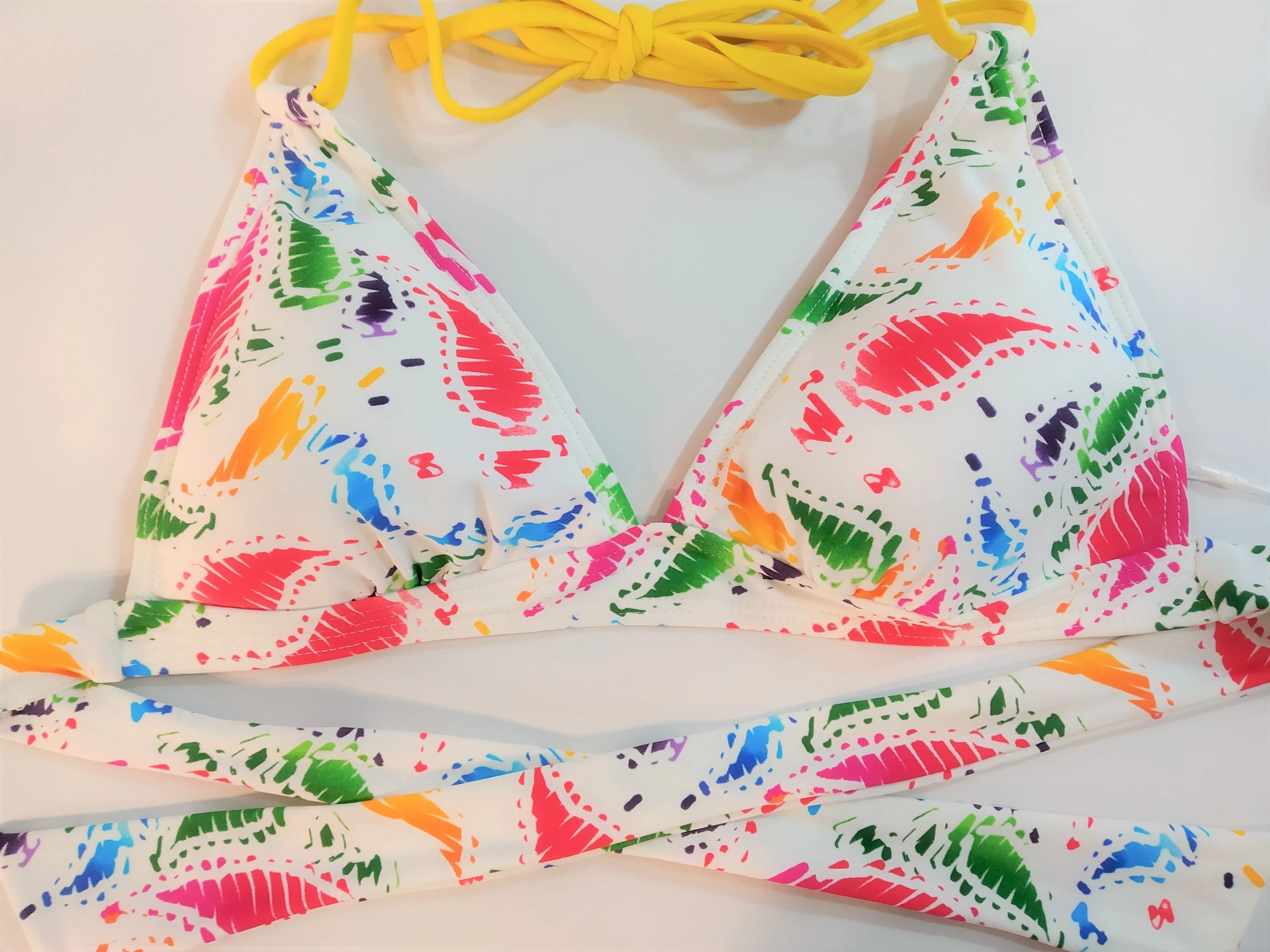 Butterfly triangle halter Bikini Bra