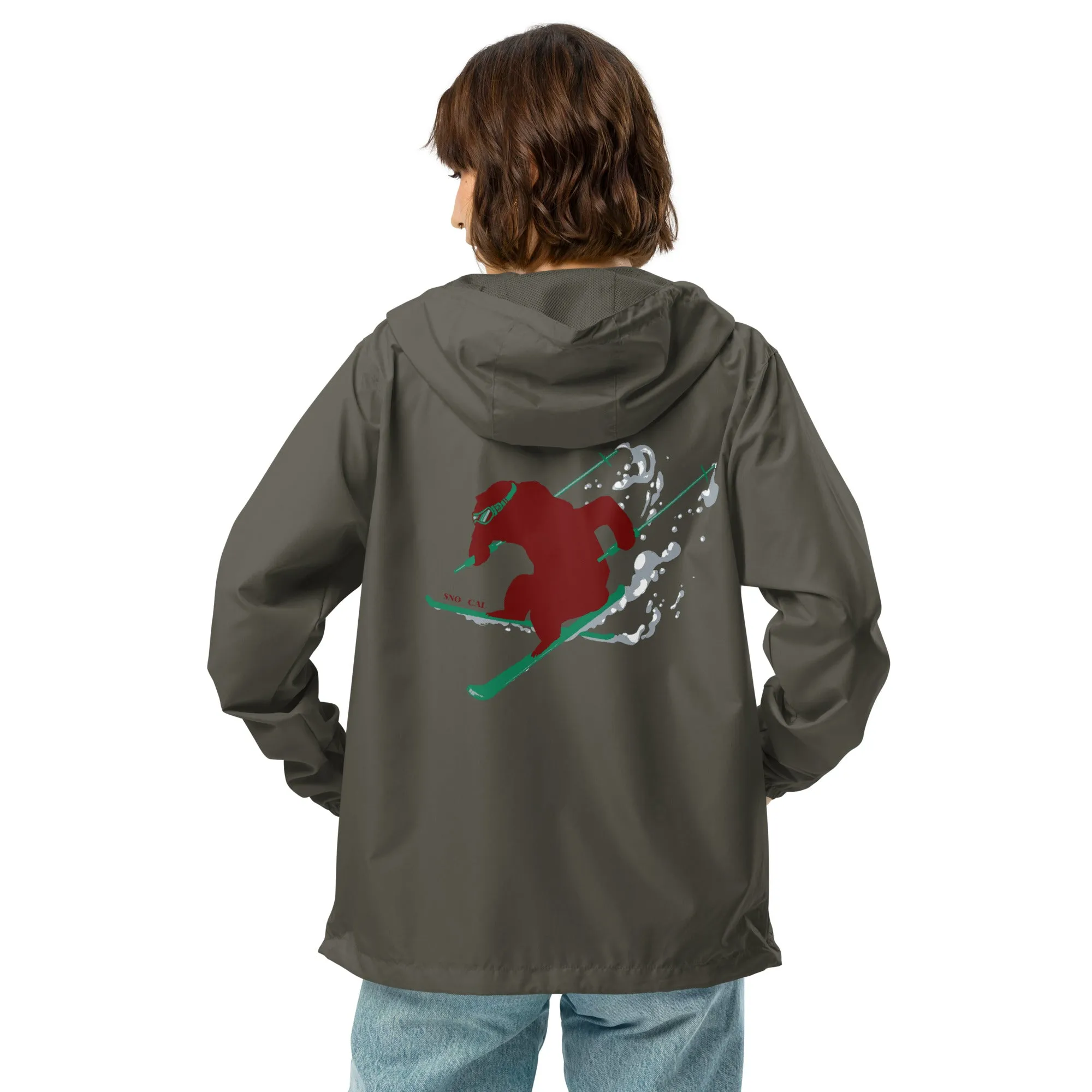 CA Skiing Bear Waterproof Lightweight Ski Windbreaker