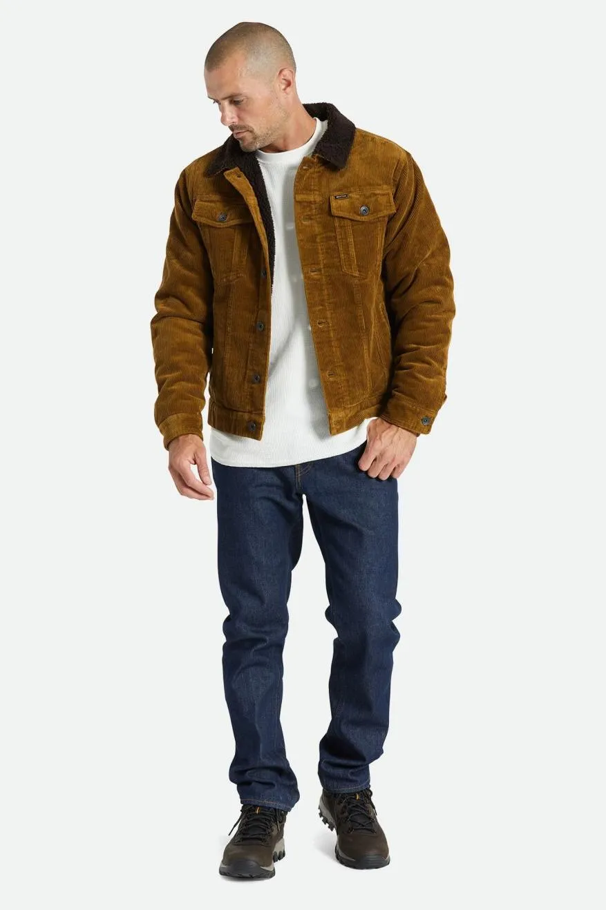 Cable Sherpa Lined Trucker Jacket