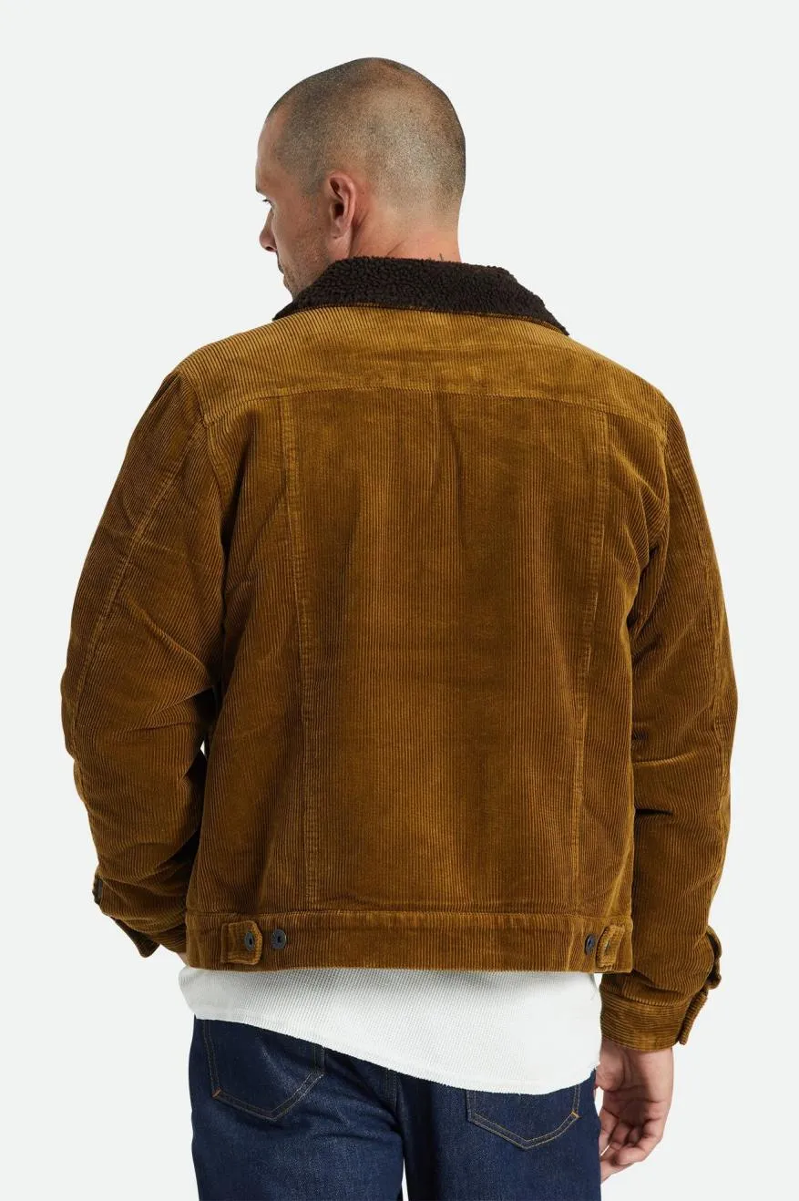 Cable Sherpa Lined Trucker Jacket
