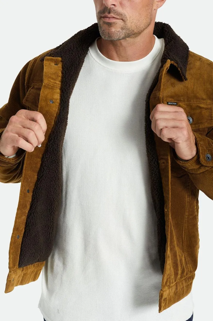 Cable Sherpa Lined Trucker Jacket