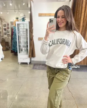 California Cream Vintage Sweatshirt