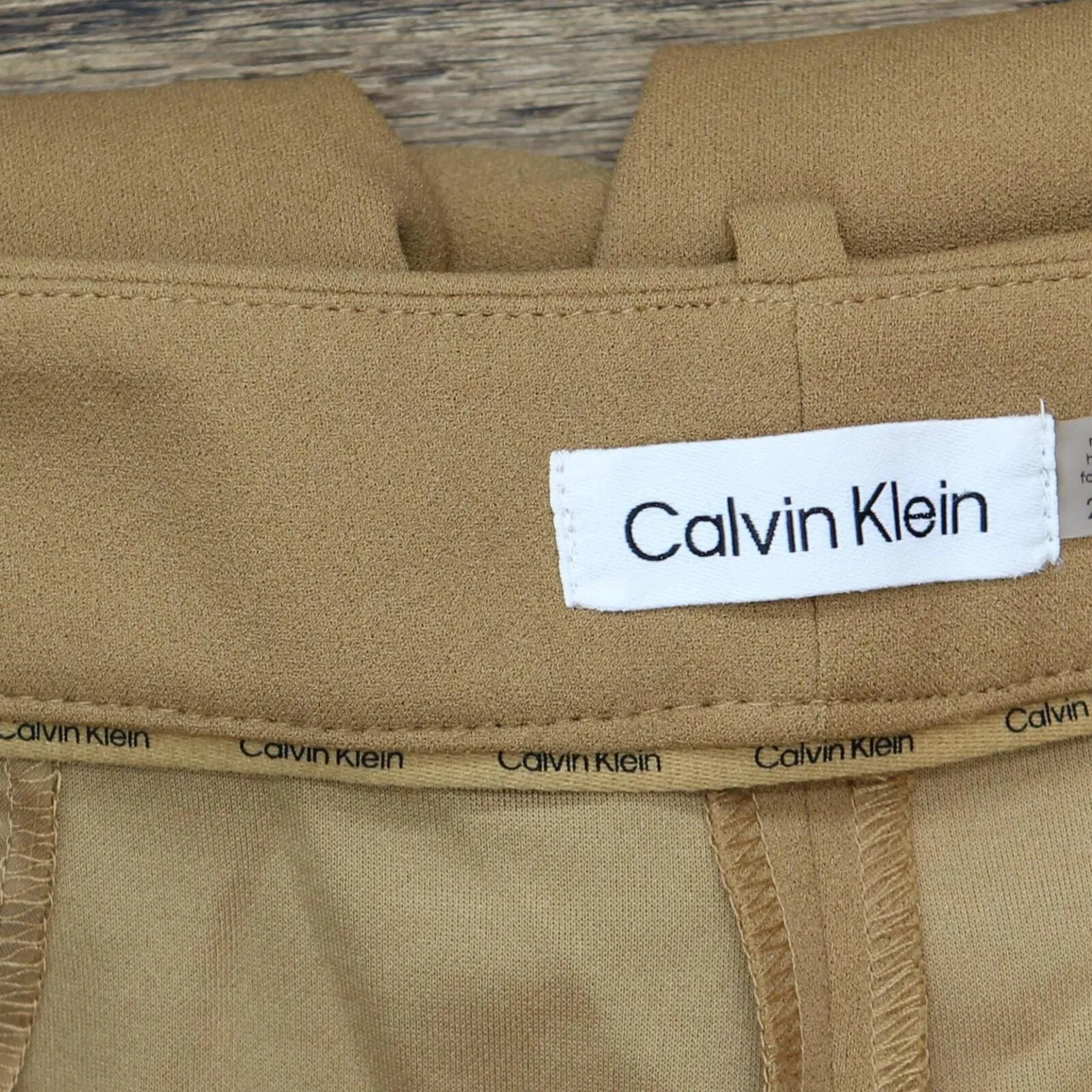 Calvin Klein Womens Plus Size Straight-Leg Ankle Pants X38PC006