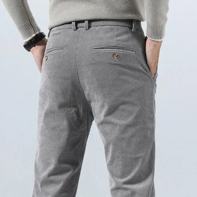 Calvini Slim-Fit Corduroy Pants