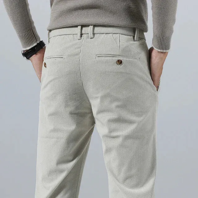 Calvini Slim-Fit Corduroy Pants