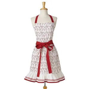 Candy Cane Holiday Apron