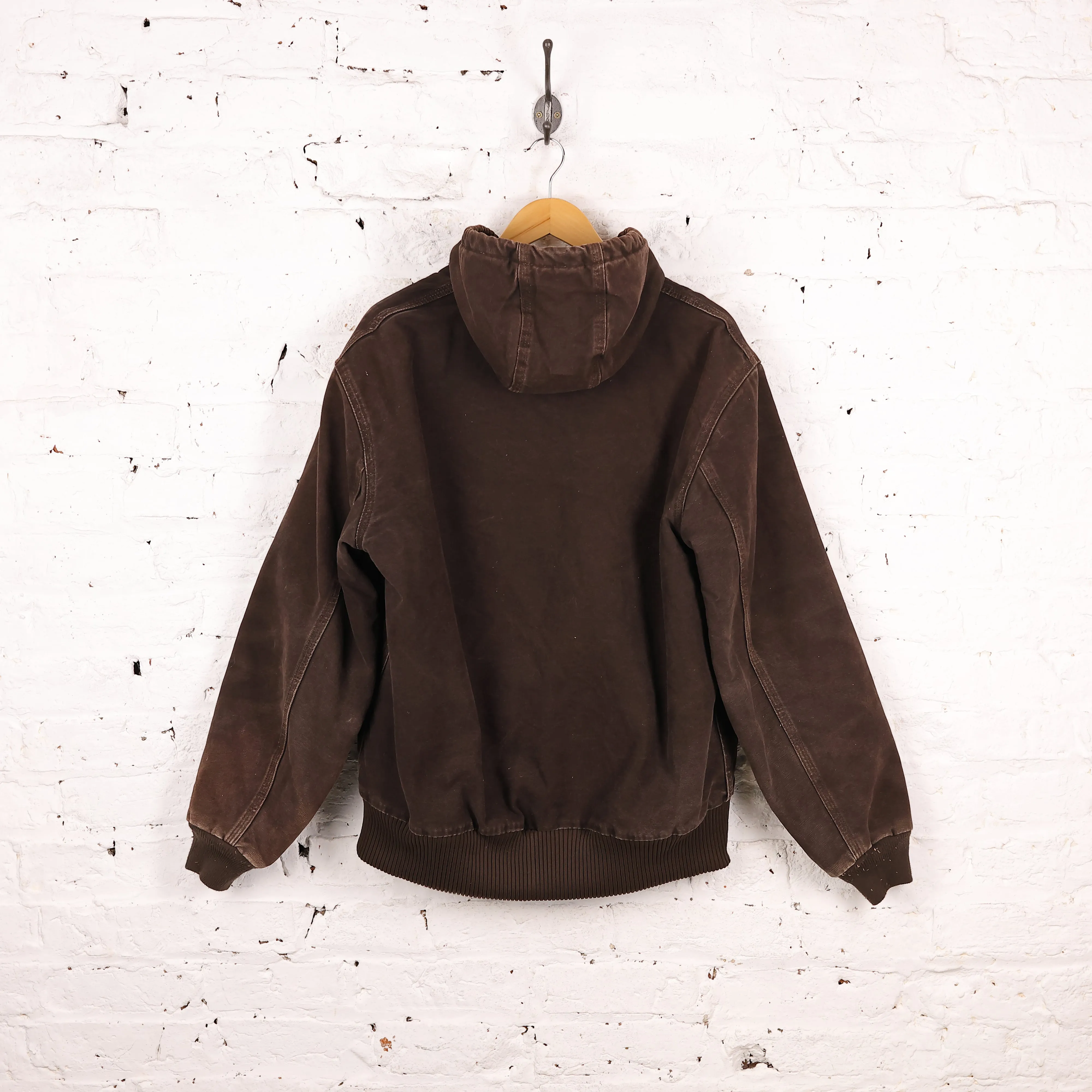 Carhartt Hooded Work Jacket - Brown - M