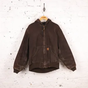 Carhartt Hooded Work Jacket - Brown - M