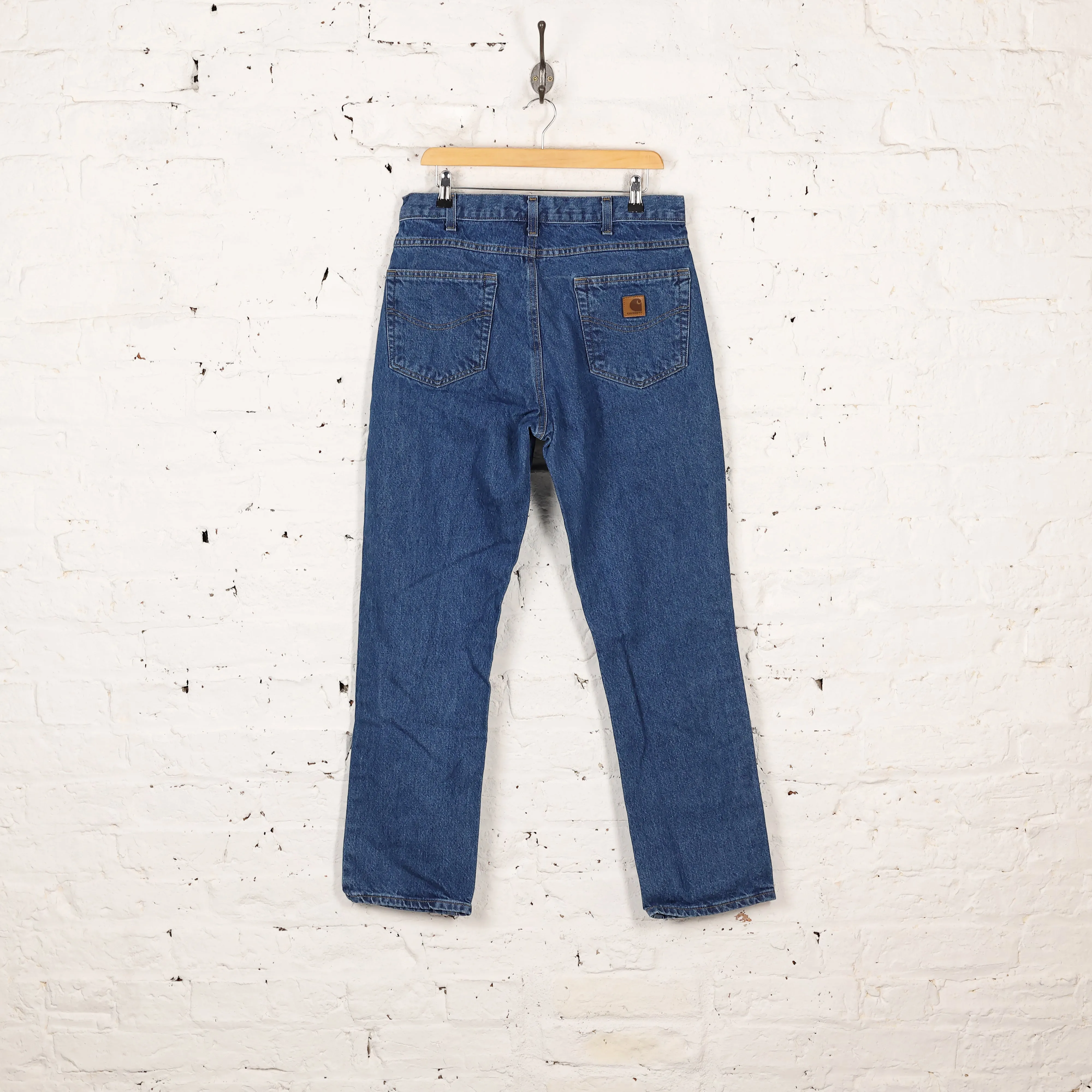 Carhartt Traditional Fit Work Pant Jeans - Blue - M