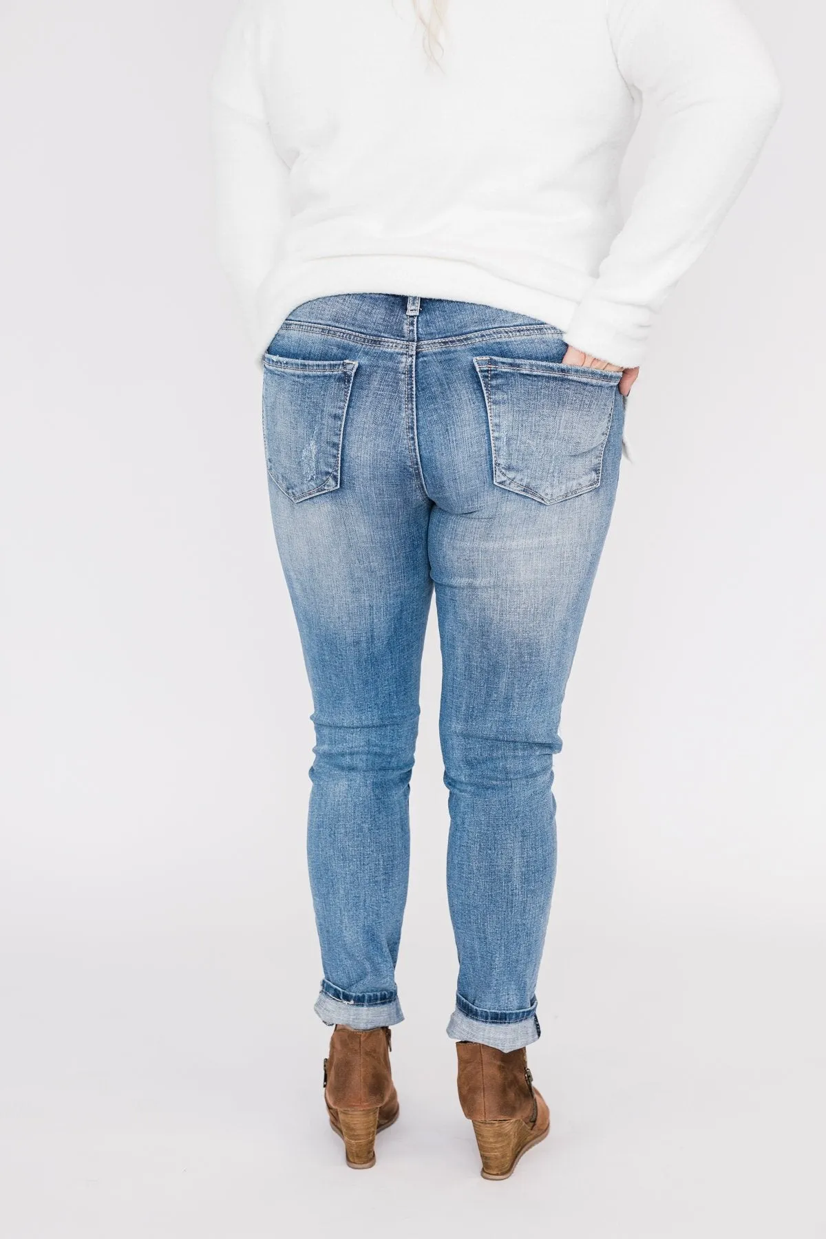 C'est Toi Distressed Skinny Jeans- Ophelia Wash